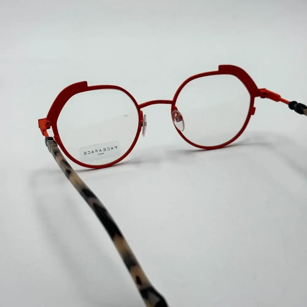 Face a Face Eyeglasses Frame Cialos 1 Col 9130 Dark Violet Geometric 47-20-144